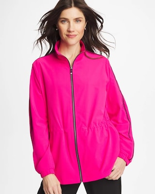 Zenergy® UPF Lattice-Trim Jacket | Chico's